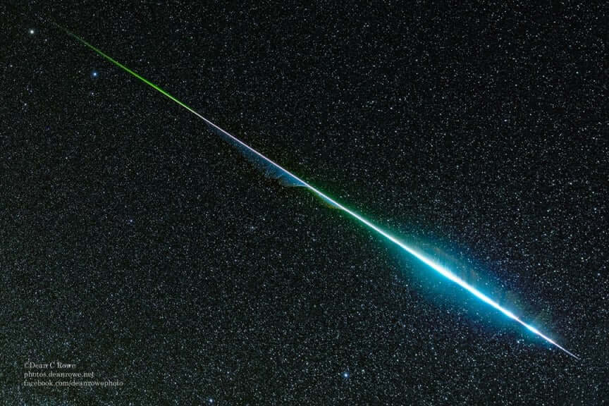Renkli Meteor Görüntüsü