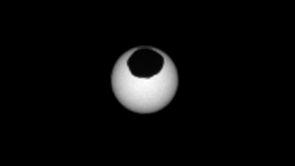 Mars - Phobos Güneş Tutulması