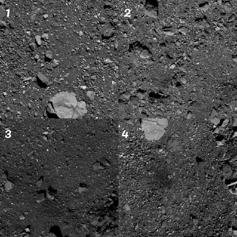 Asteroite İniş Bölgeleri