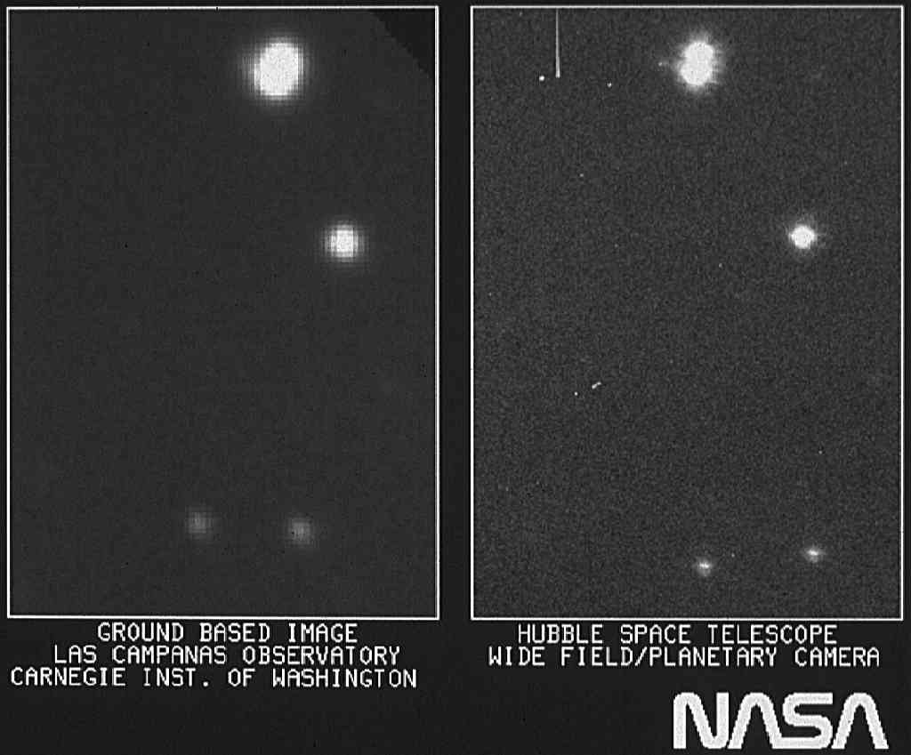 Hubble Uzay Teleskobu ilk Fotoğrafı