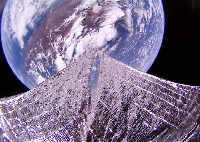 LightSail 2 Uzaydan Dünya - Şili