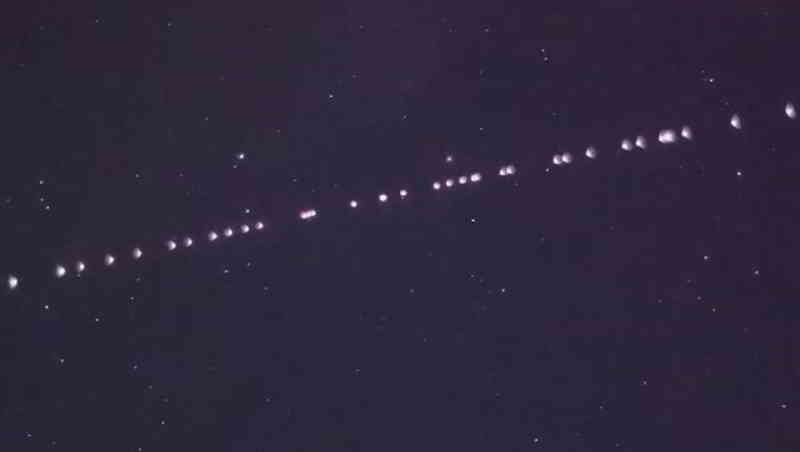 Dünyadan Starlink Uyduları